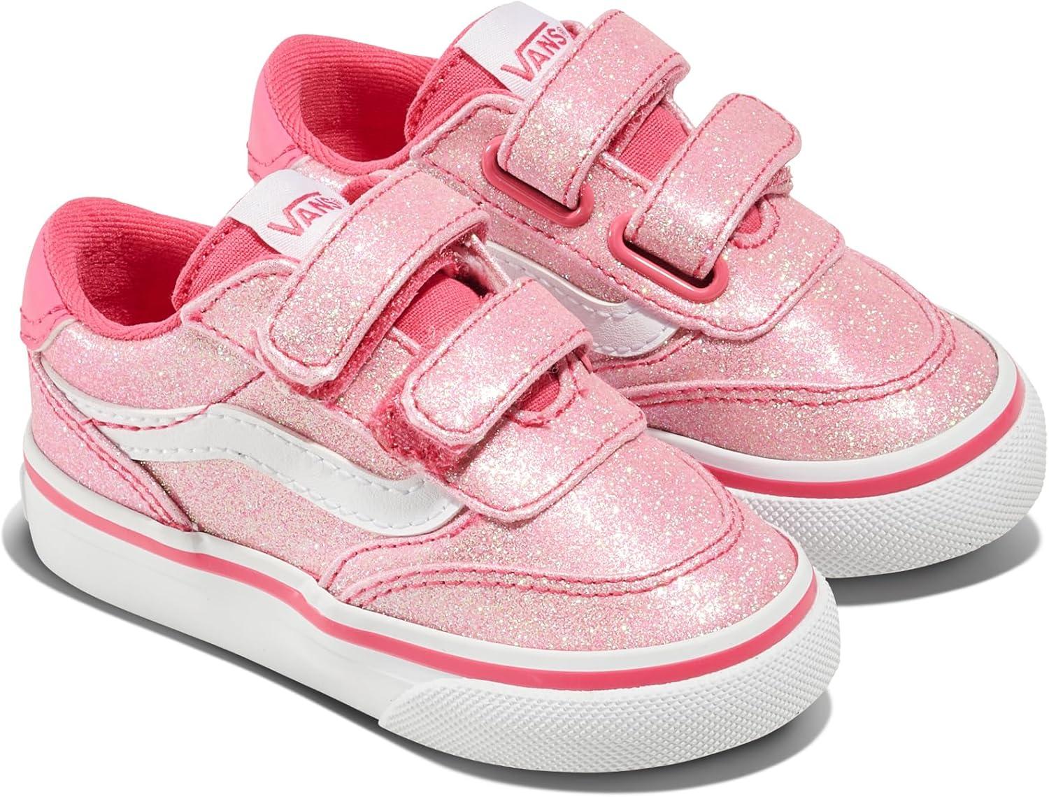 image:imageVans UnisexChild Brooklyn Ls V Low Top ShoeGlitter Candied Pink