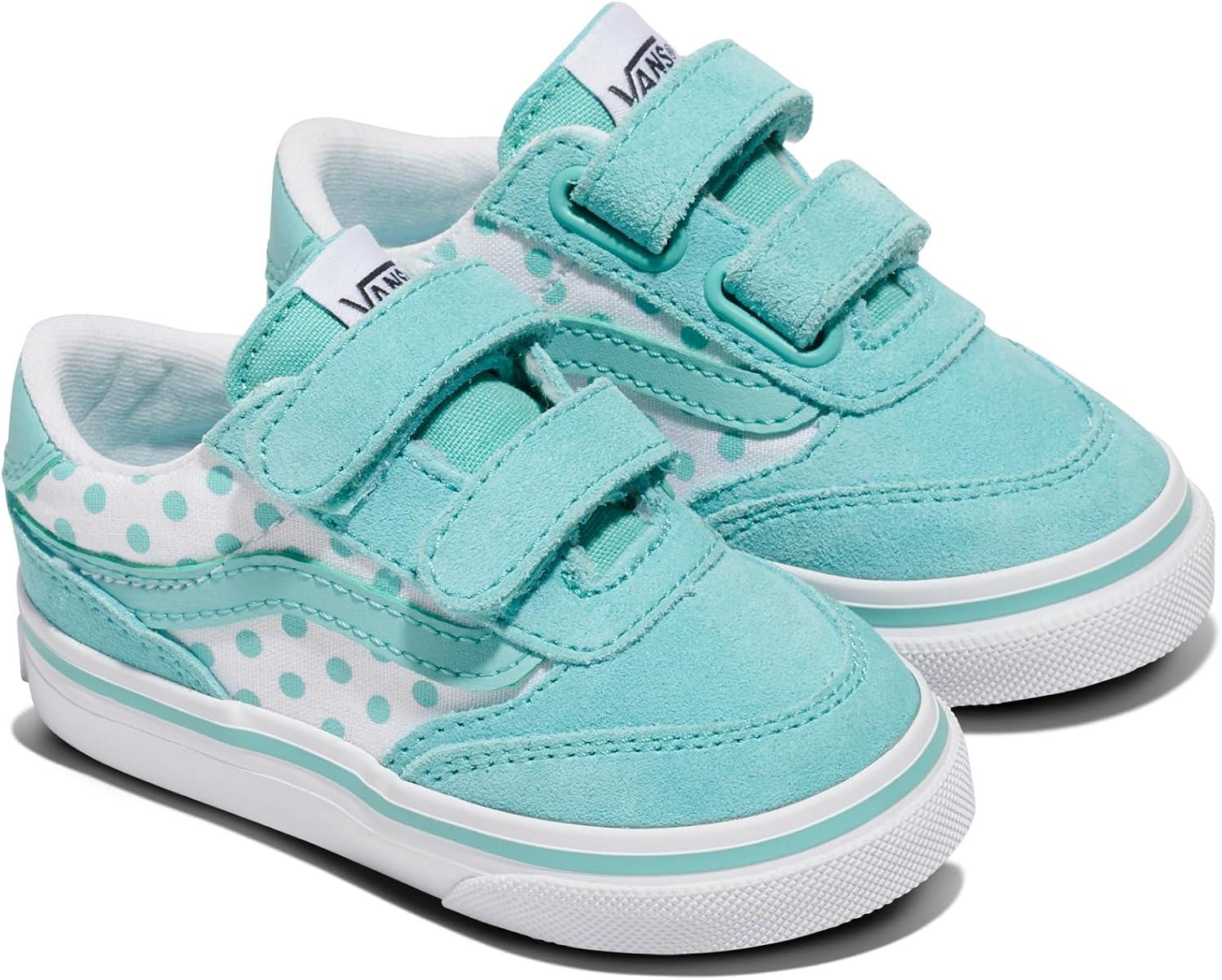 image:imageVans UnisexChild Brooklyn Ls V Low Top ShoePolka Dots Pool Blue