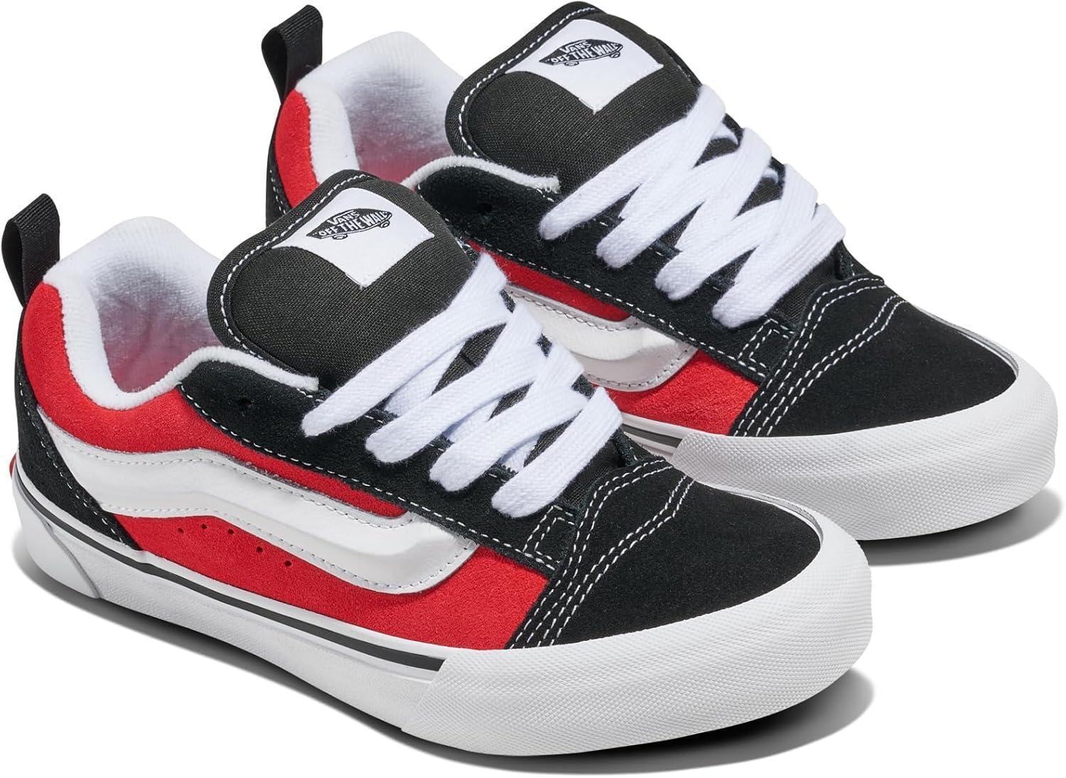 image:imageVans UnisexChild Knu Skool Big KidBlackRacing Red