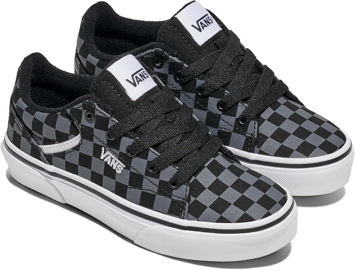 image:imageVans UnisexChild Seldan ShoeCheckerboard BlackPewter
