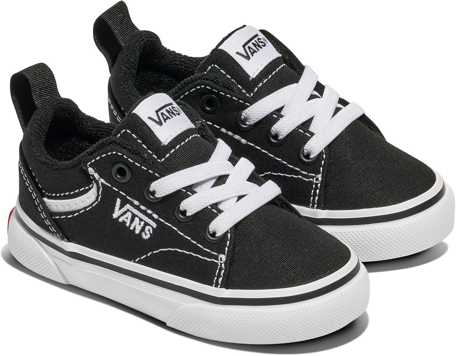 image:imageVans UnisexChild Seldan Slipon ShoeBlackWhite