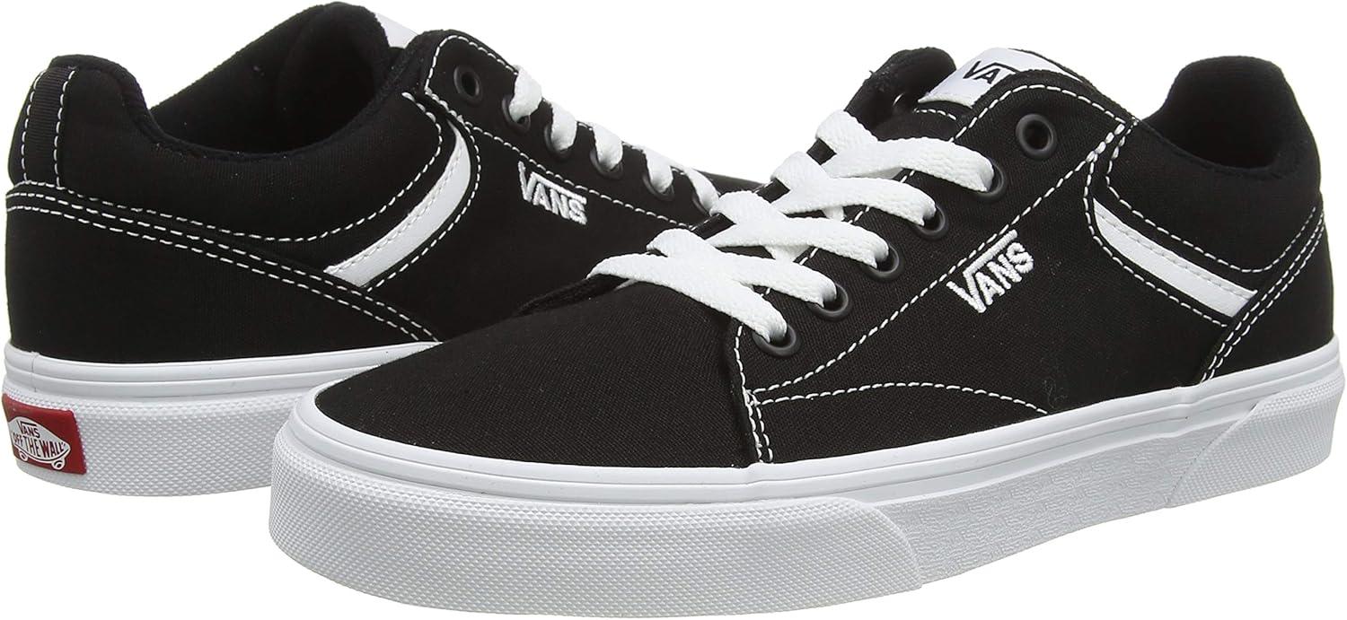 image:imageVans Womens Asher Adult Low Top SneakersCanvas Black White