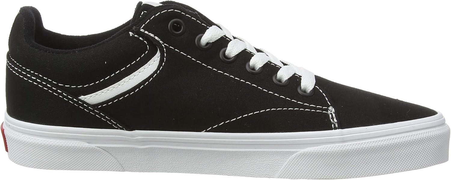 image:imageVans Womens Asher Adult Low Top SneakersCanvas Black White