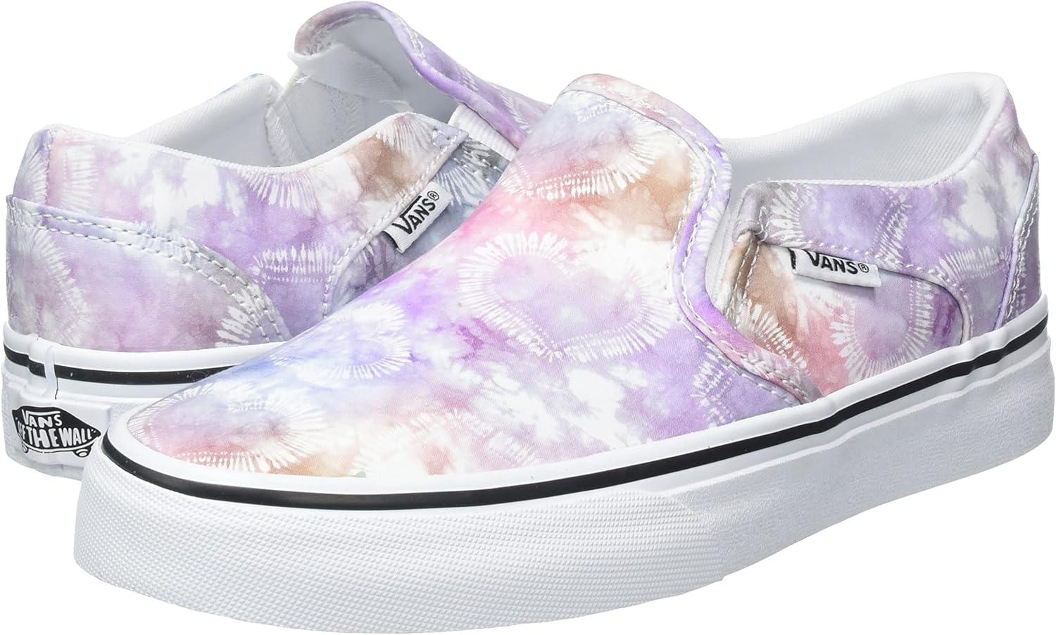 image:imageVans Womens Asher Adult Low Top SneakersHeart Tie Dye Multi White