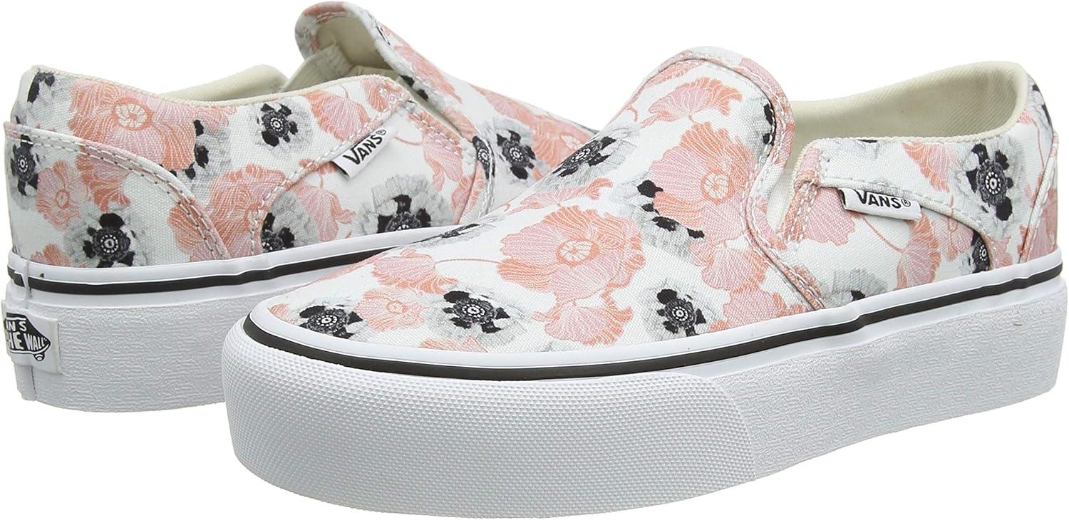 image:imageVans Womens Asher Adult Low Top SneakersMulticolour California Poppy Multi White Xx3