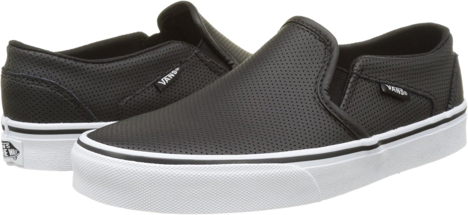 image:imageVans Womens Asher Adult Low Top SneakersPerf Leather Black
