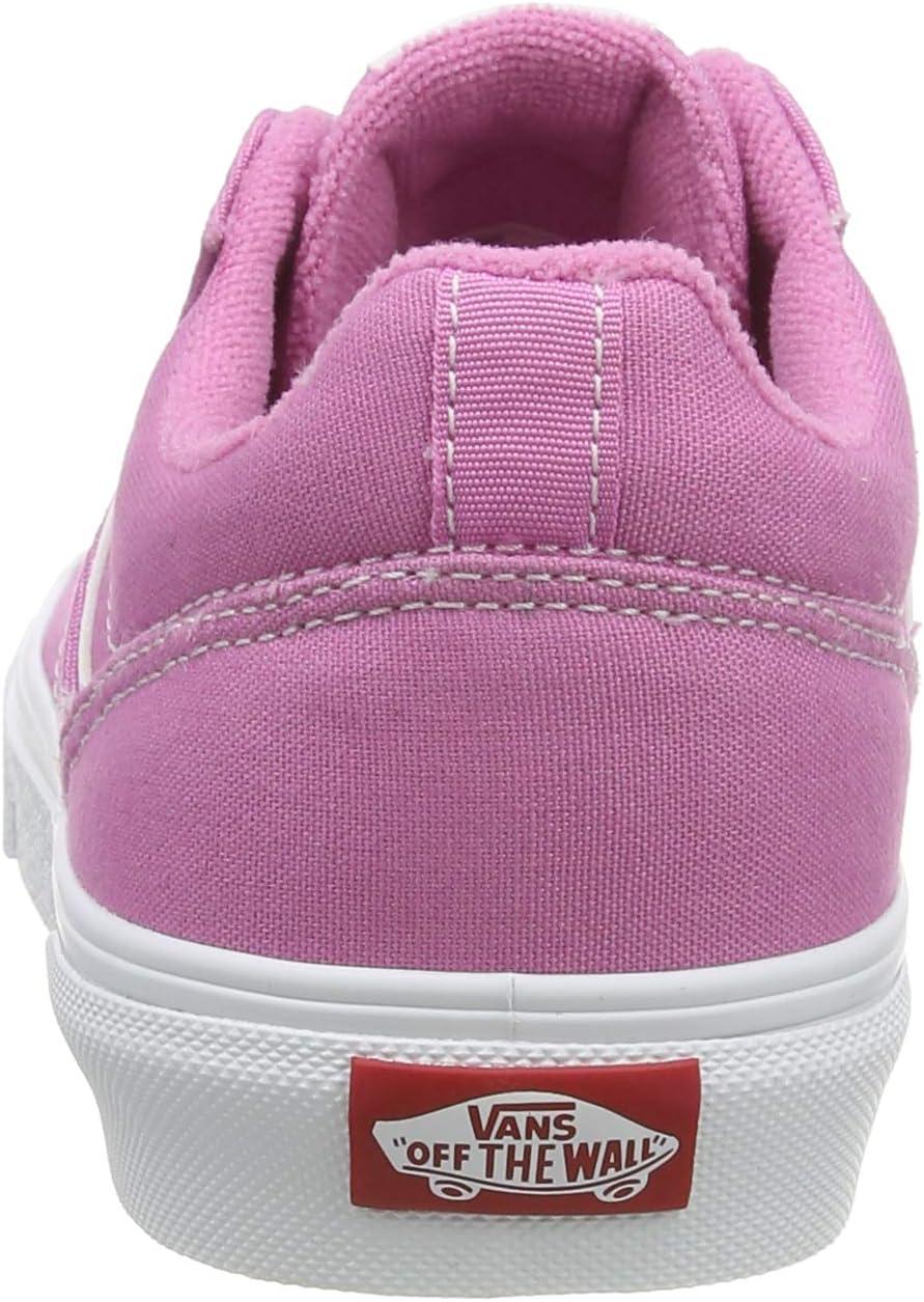 image:imageVans Womens Asher Adult Low Top SneakersPink Canvas Fuchsia Pink White Xxu