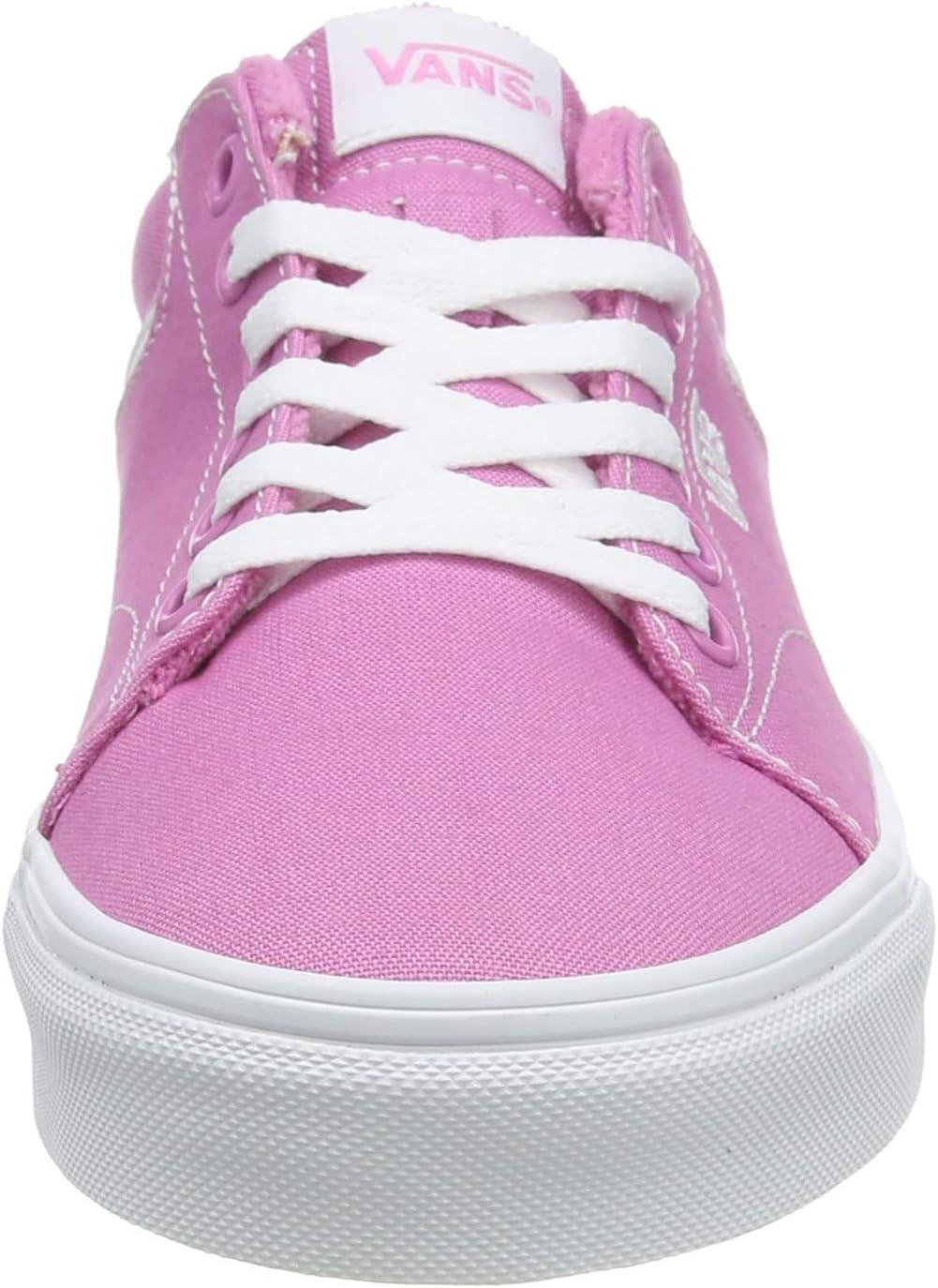 image:imageVans Womens Asher Adult Low Top SneakersPink Canvas Fuchsia Pink White Xxu