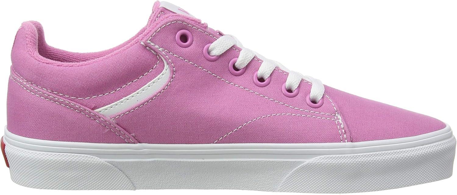 image:imageVans Womens Asher Adult Low Top SneakersPink Canvas Fuchsia Pink White Xxu