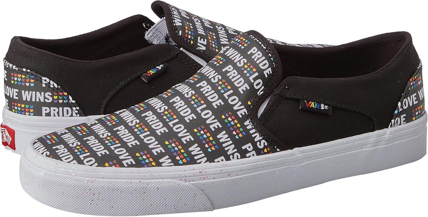 image:imageVans Womens Asher Adult Low Top SneakersPride Black Glitter