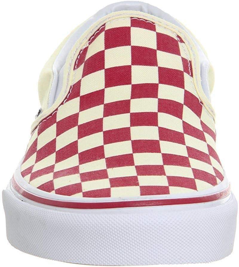 image:imageVans Womens Asher Adult Low Top SneakersRacing Red Classic White Checkerboard