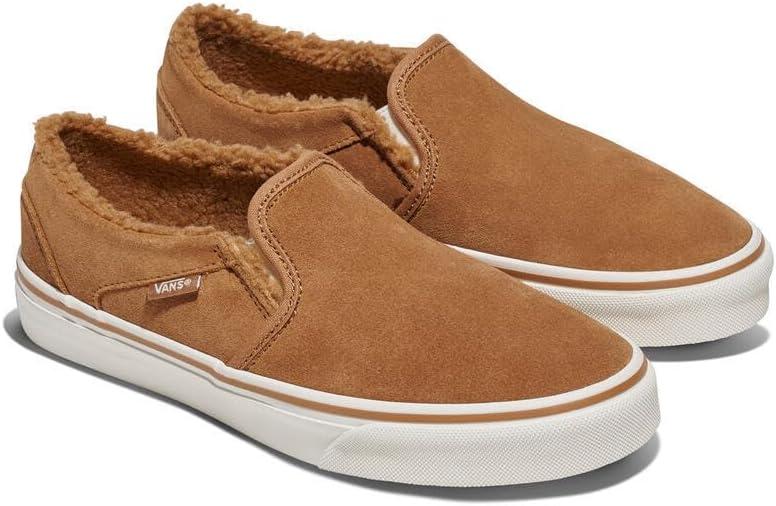 image:imageVans Womens Asher Adult Low Top SneakersSuedeSherpa Chipmunk
