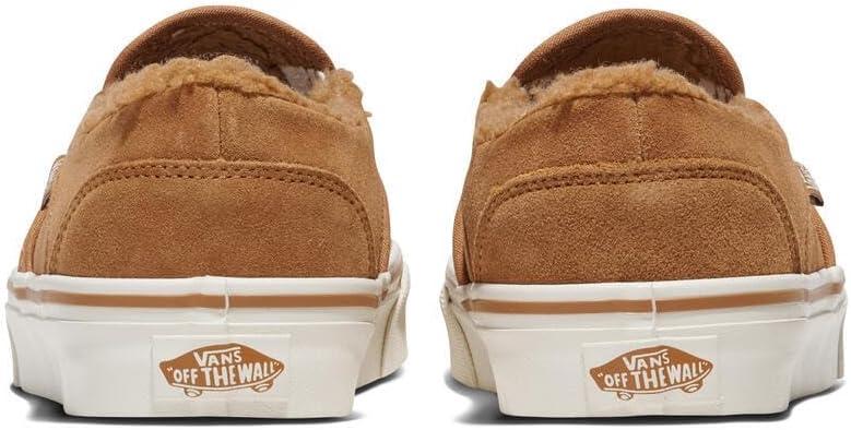 image:imageVans Womens Asher Adult Low Top SneakersSuedeSherpa Chipmunk