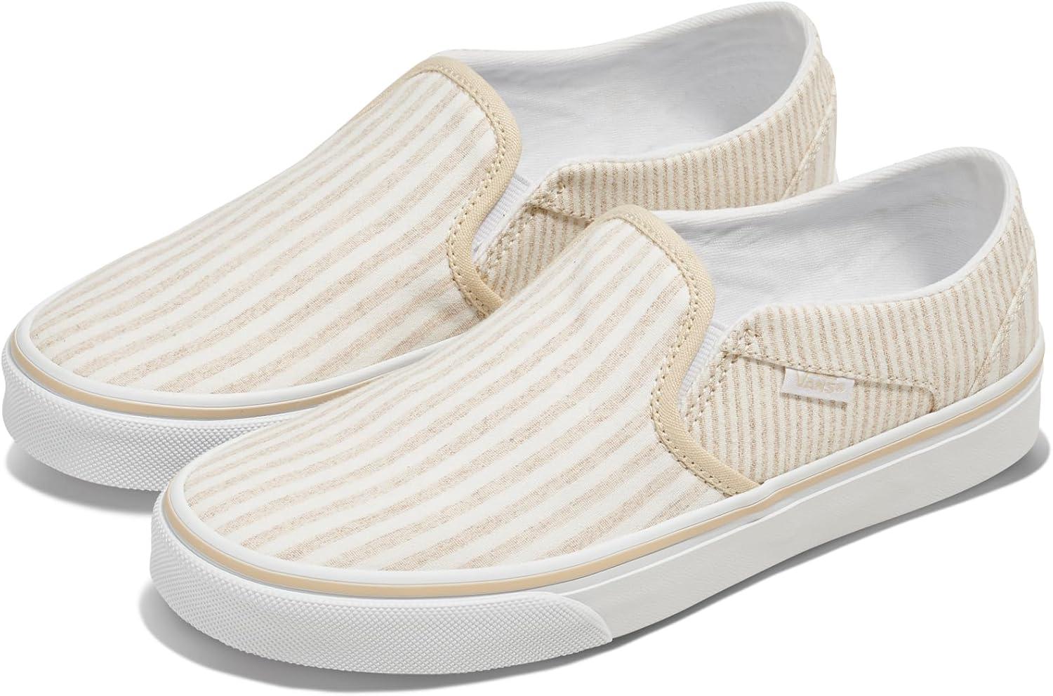 image:imageVans Womens Asher Adult Low Top SneakersSummer Stripe Creme Brule