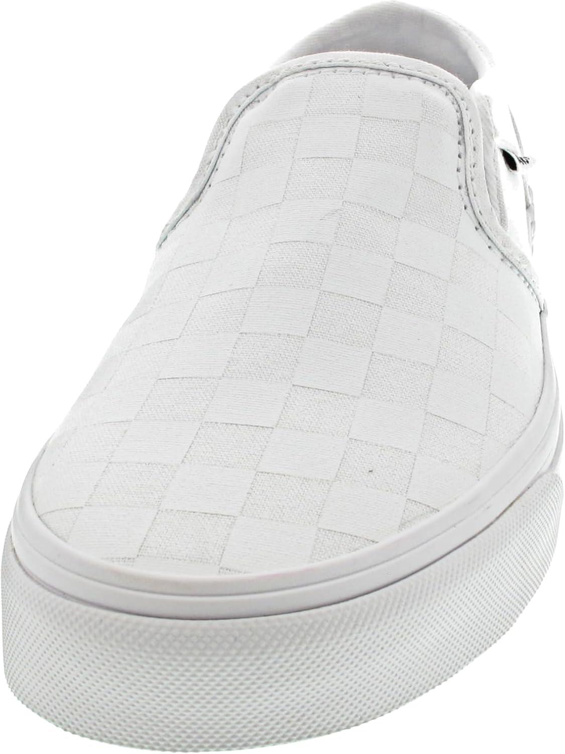 image:imageVans Womens Asher Adult Low Top SneakersWhite Checkerboard White White W51
