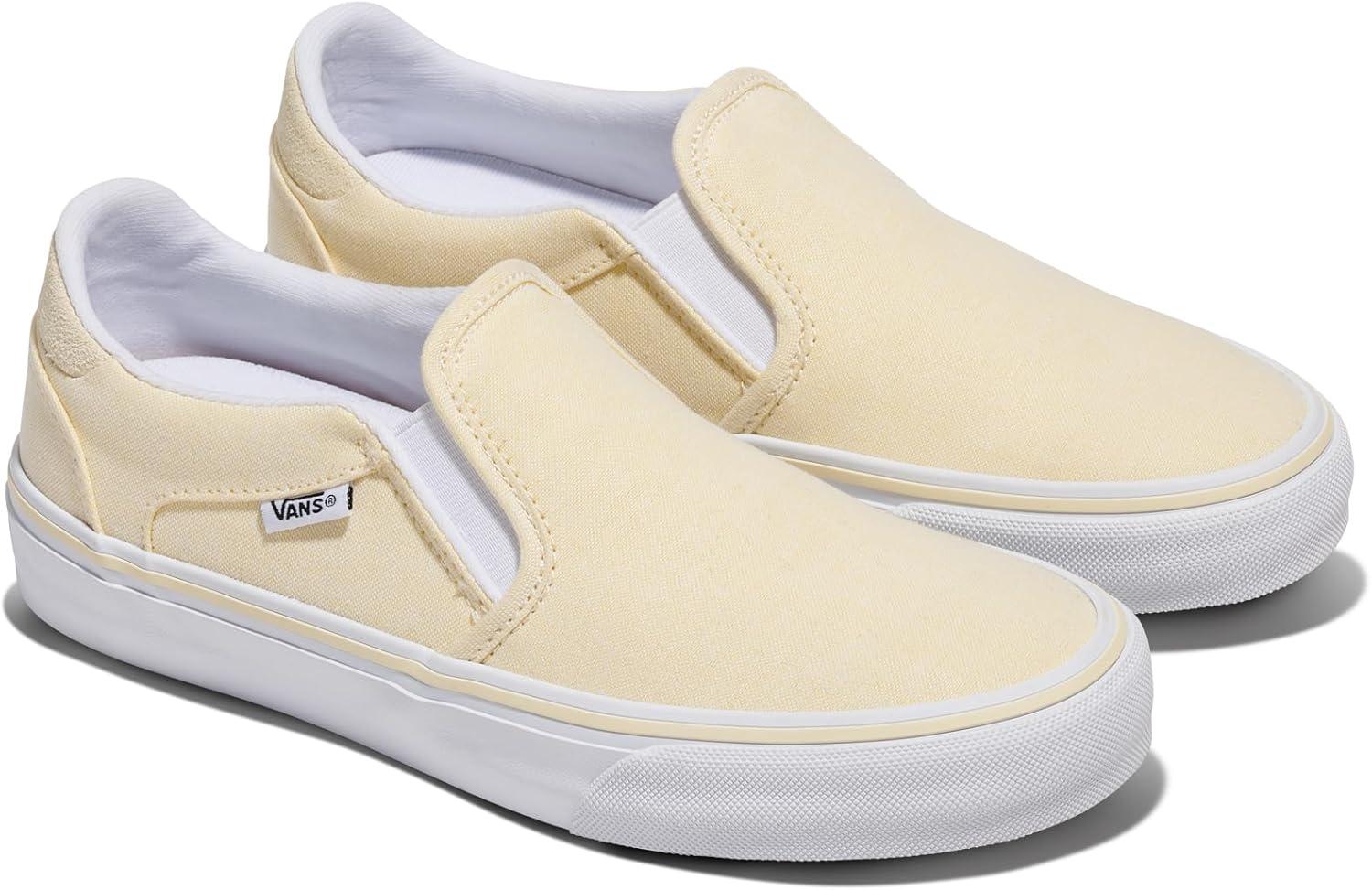 image:imageVans Womens Asher Deluxe Slipon ShoeSummer Canvas Yellow