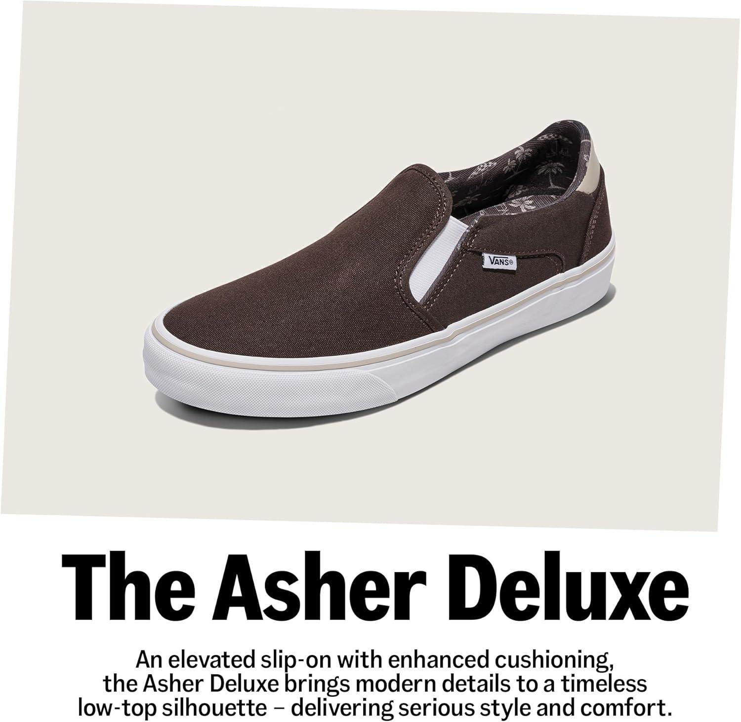 image:imageVans Womens Asher Deluxe Slipon ShoeTl Black