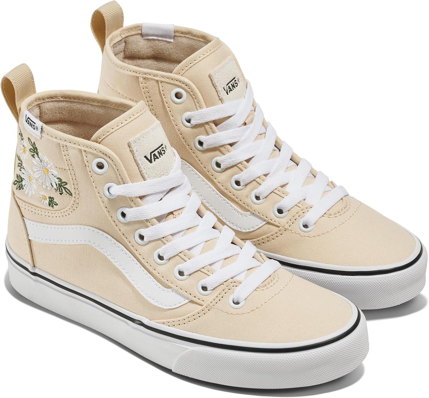 image:imageVans Womens Ashwood Hi Decon Hightop ShoeVariety Embroidery Creme Brule