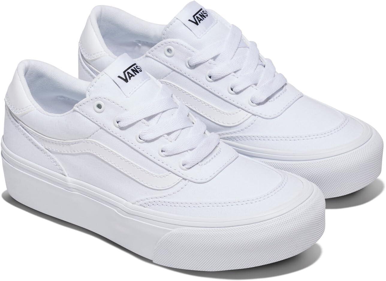 image:imageVans Womens Brooklyn Ls Platform ShoeCanvas WhiteWhite