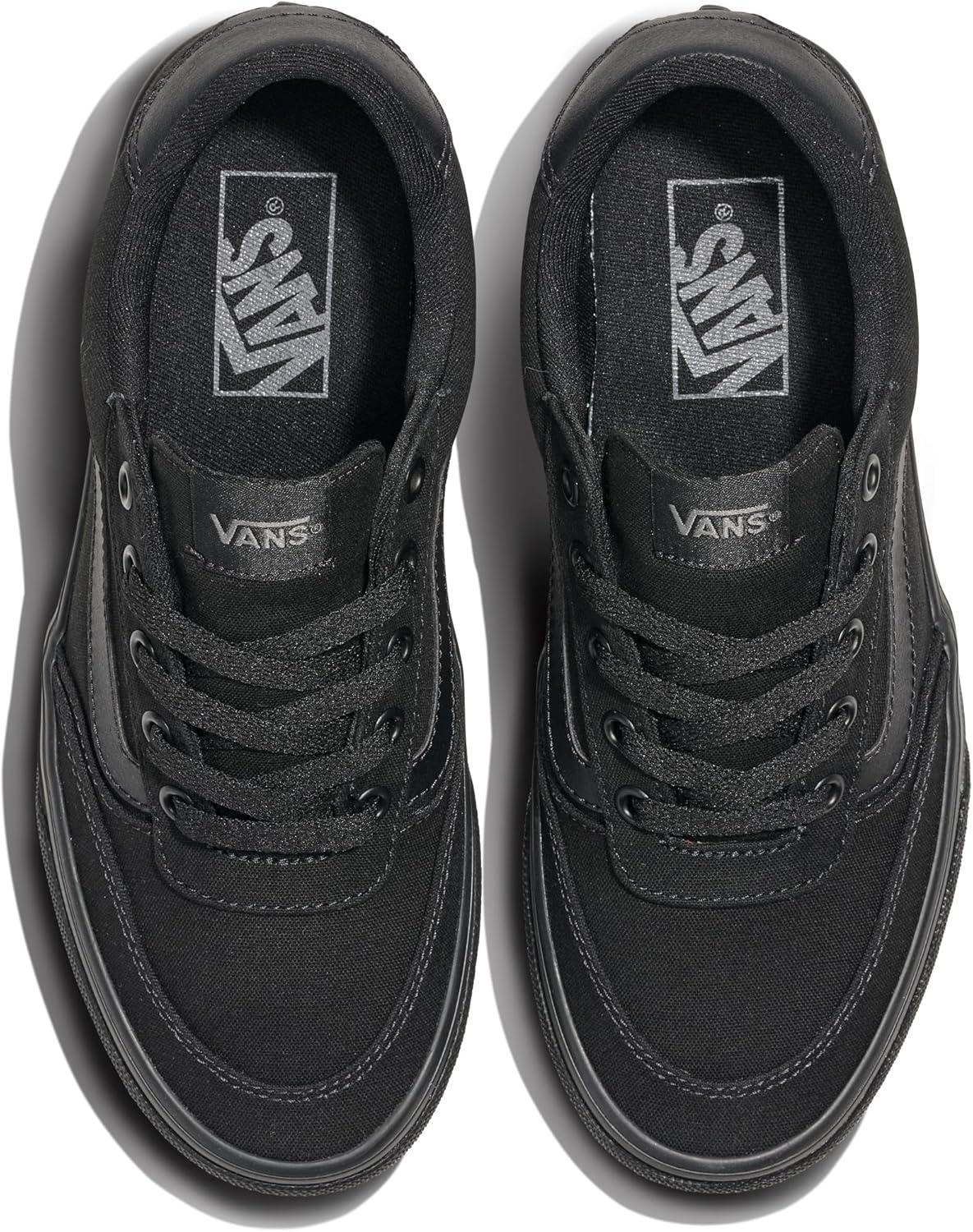 image:imageVans Womens Brooklyn Ls Shoe Lowtop Sneakers for Everyday Wear Walking Work amp FashionCanvas BlackBlack
