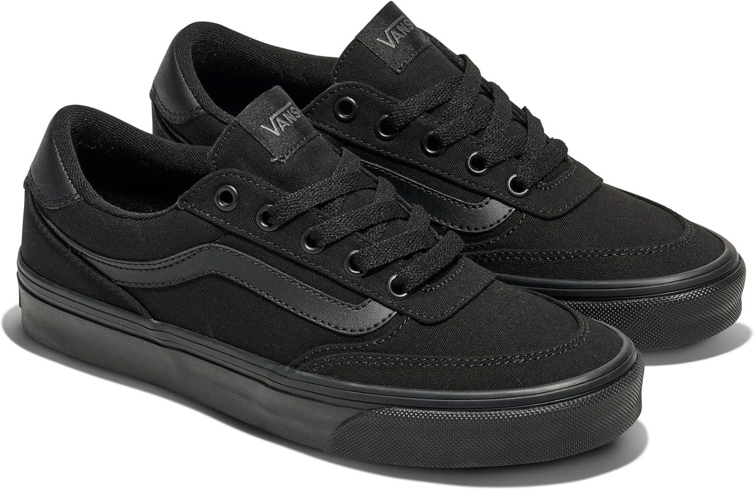 image:imageVans Womens Brooklyn Ls Shoe Lowtop Sneakers for Everyday Wear Walking Work amp FashionCanvas BlackBlack