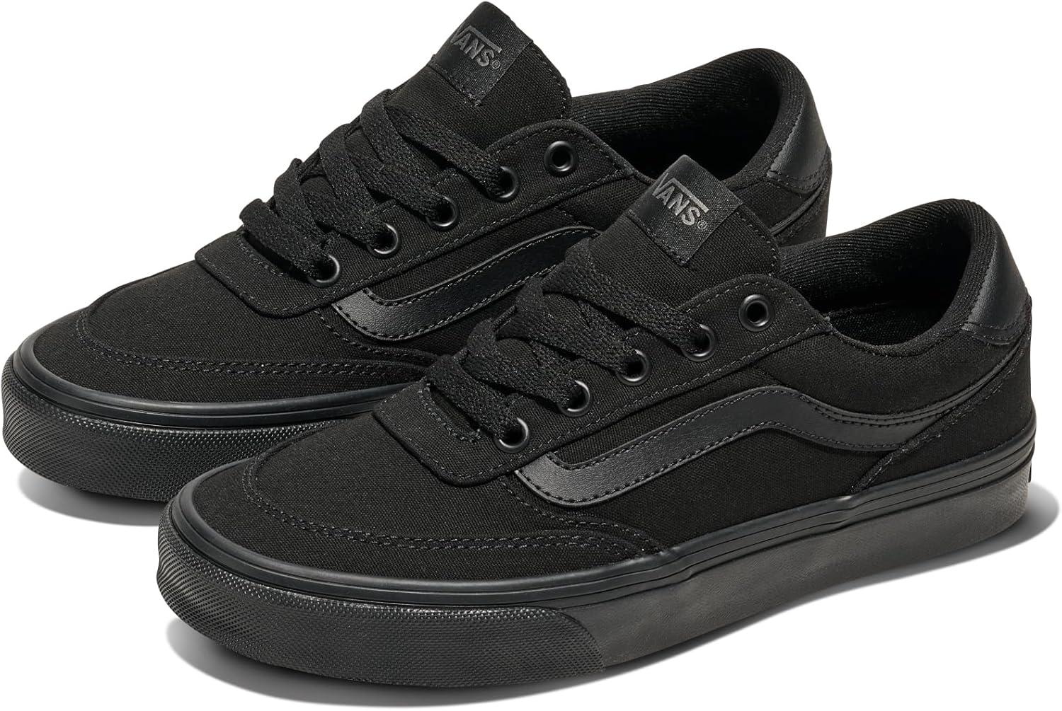 image:imageVans Womens Brooklyn Ls Shoe Lowtop Sneakers for Everyday Wear Walking Work amp FashionCanvas BlackBlack