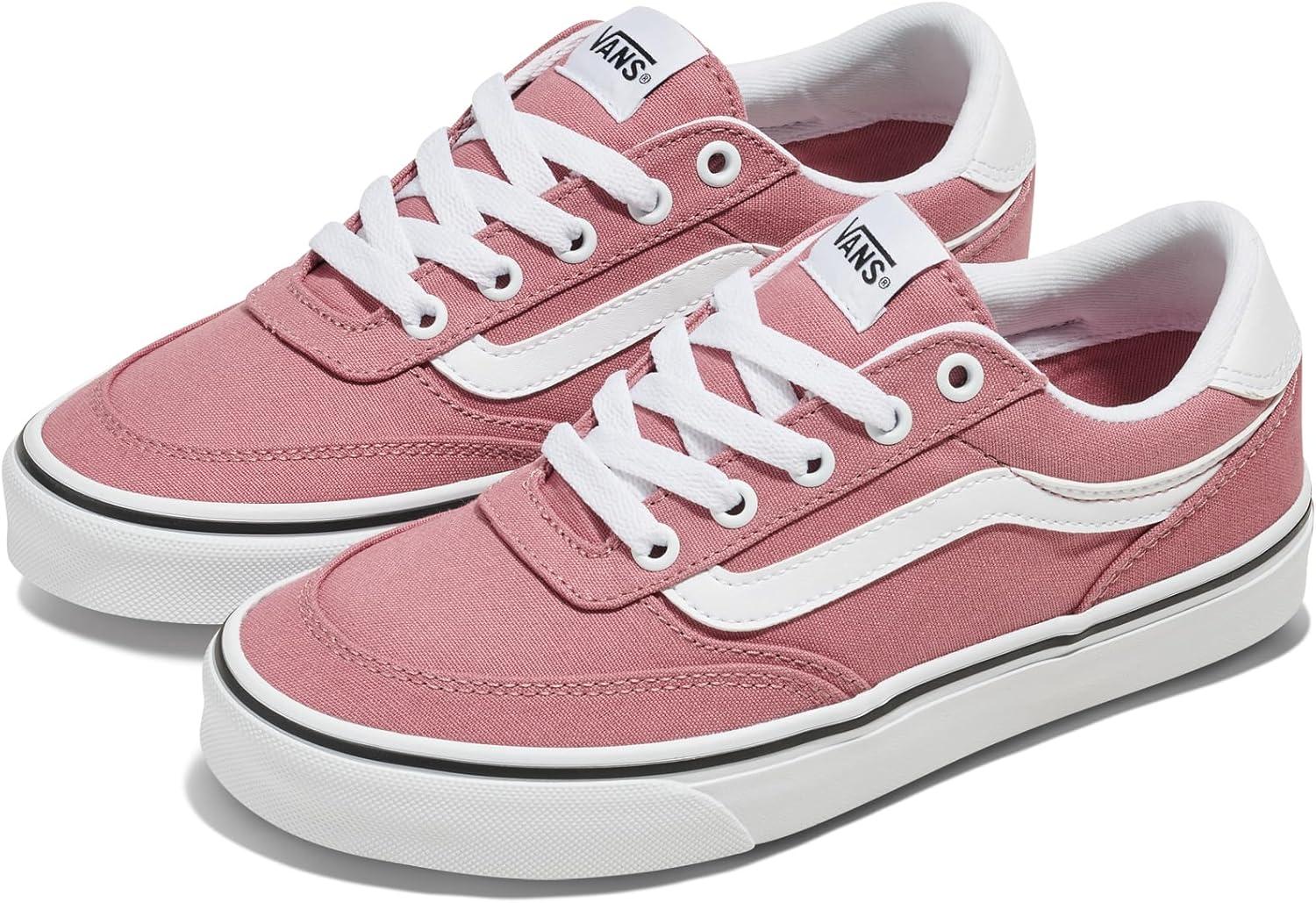 image:imageVans Womens Brooklyn Ls Shoe Lowtop Sneakers for Everyday Wear Walking Work amp FashionCanvas Dusky Rose