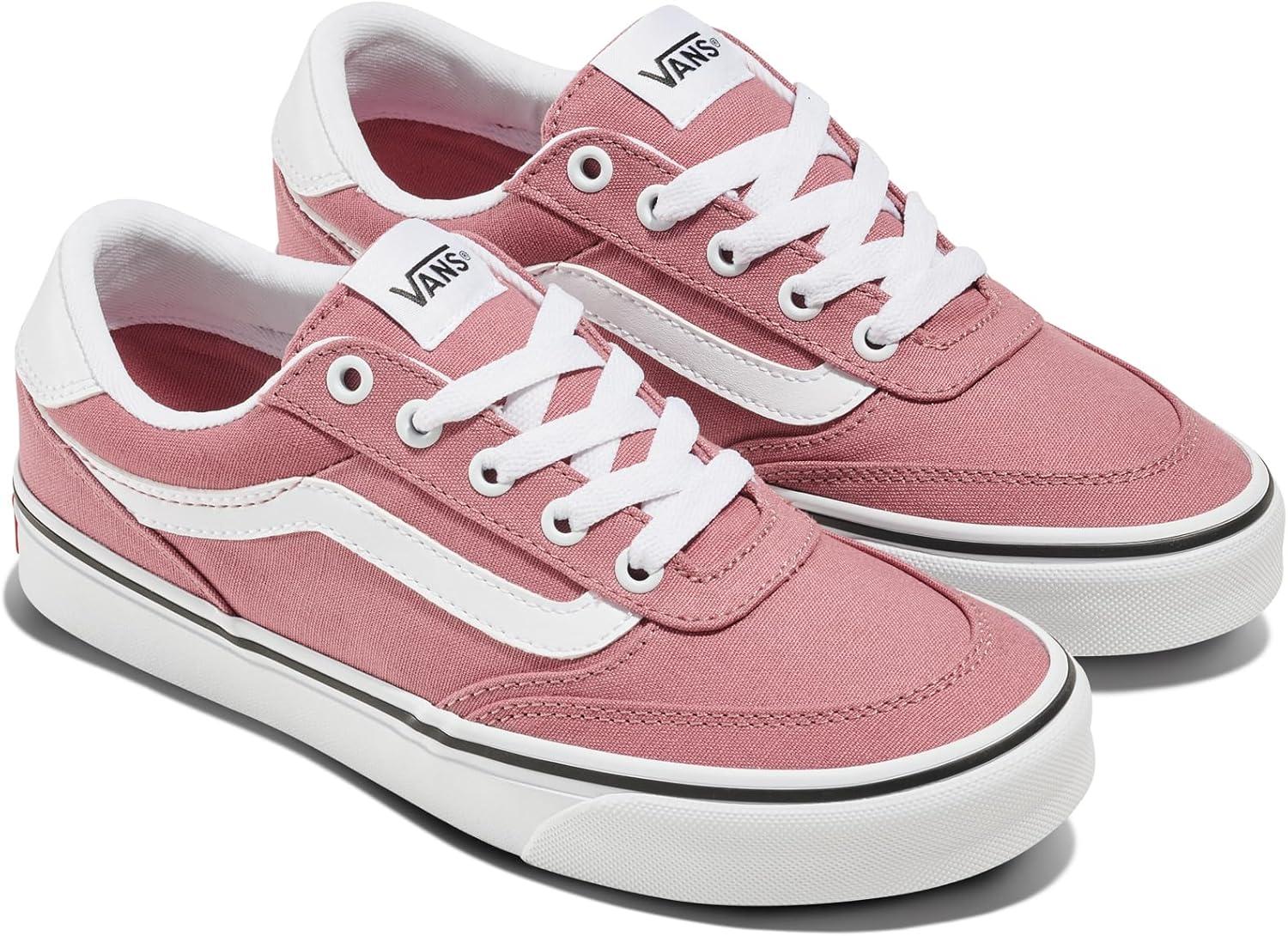 image:imageVans Womens Brooklyn Ls Shoe Lowtop Sneakers for Everyday Wear Walking Work amp FashionCanvas Dusky Rose