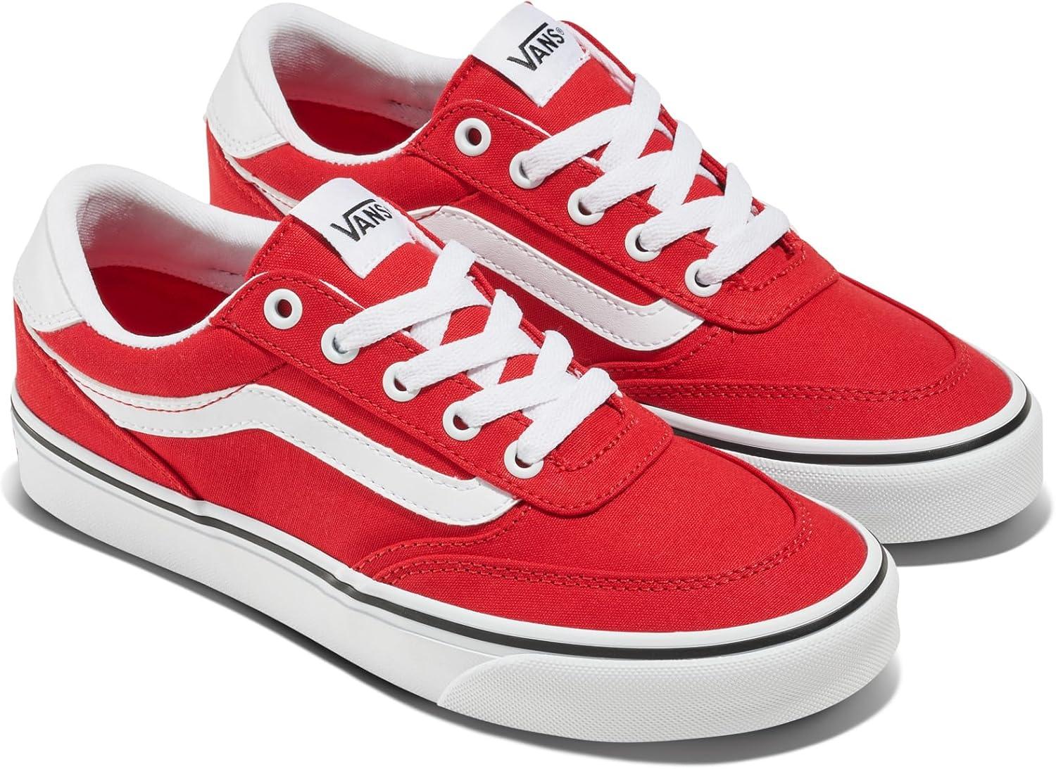 image:imageVans Womens Brooklyn Ls Shoe Lowtop Sneakers for Everyday Wear Walking Work amp FashionCanvas Sunset Ruby