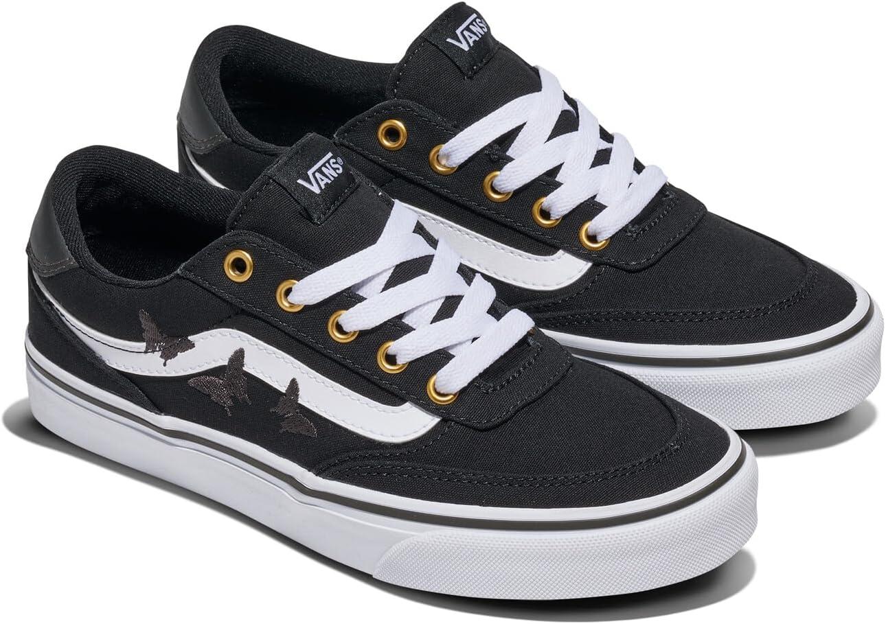 image:imageVans Womens Brooklyn Ls Shoe Lowtop Sneakers for Everyday Wear Walking Work amp FashionMono Embroidery Black