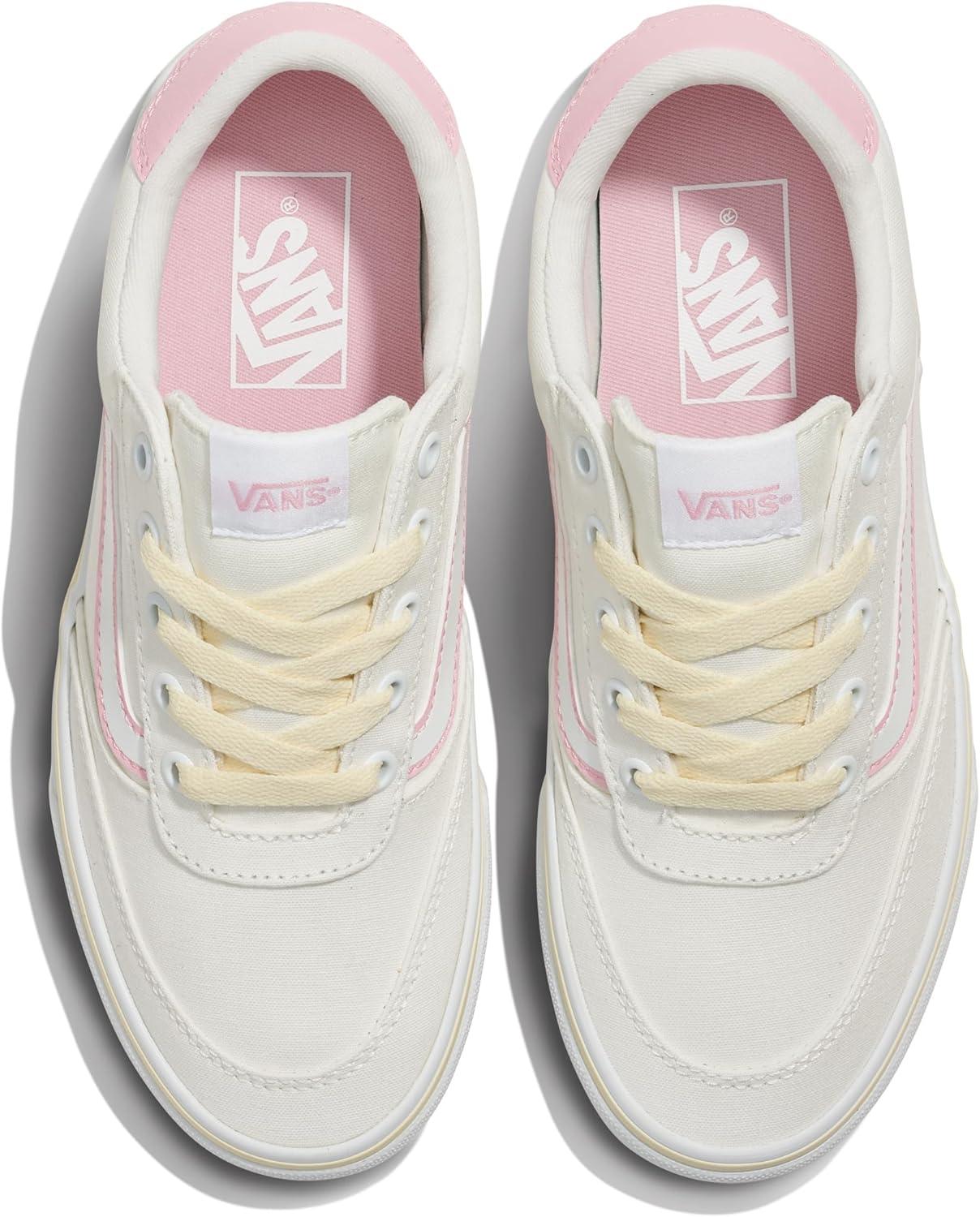 image:imageVans Womens Brooklyn Ls Shoe Lowtop Sneakers for Everyday Wear Walking Work amp FashionPastel Pop Blanc De Blanc
