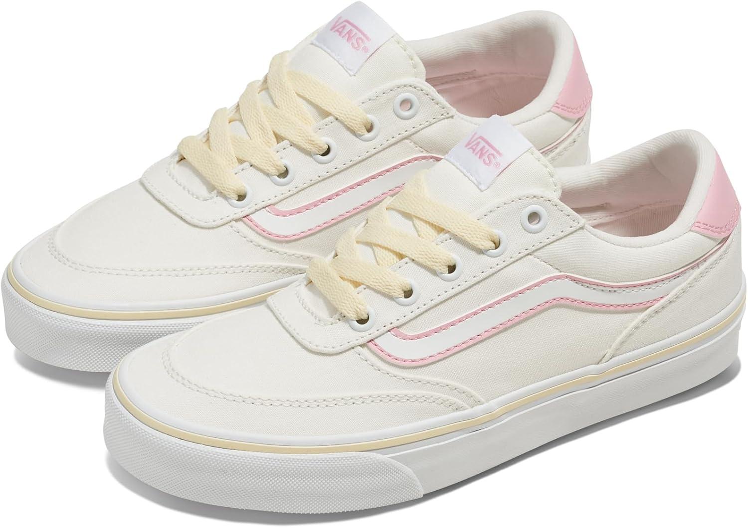 image:imageVans Womens Brooklyn Ls Shoe Lowtop Sneakers for Everyday Wear Walking Work amp FashionPastel Pop Blanc De Blanc