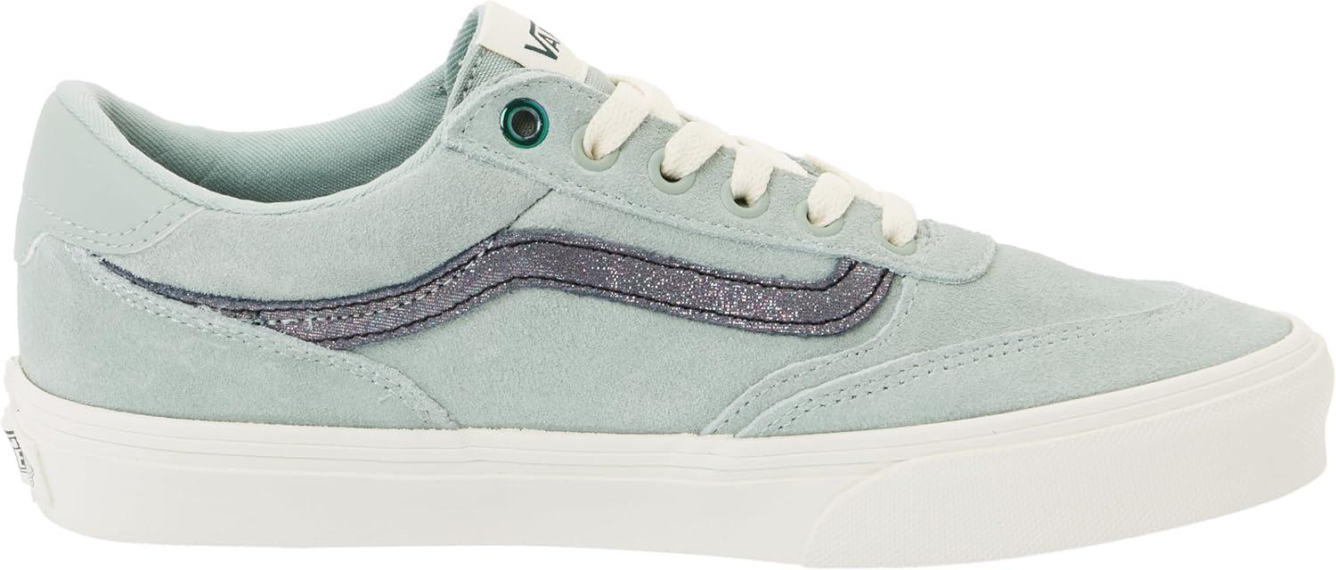 image:imageVans Womens Brooklyn Ls Shoe Lowtop Sneakers for Everyday Wear Walking Work amp FashionShimmer Gray Olive