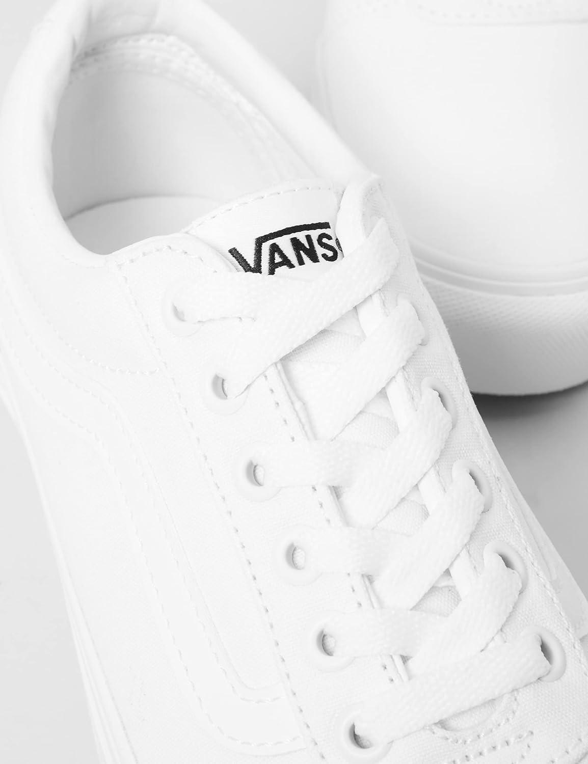 image:imageVans Womens Ward Platform SneakerWhite Canvas White 0rg