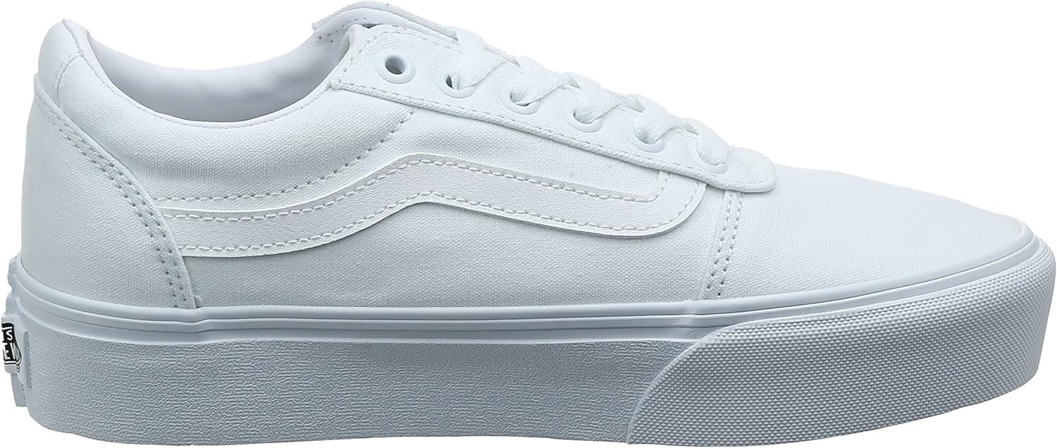 image:imageVans Womens Ward Platform SneakerWhite Canvas White 0rg