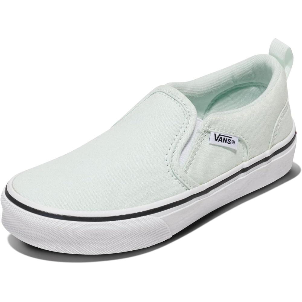 image:imageVans Girls Asher Slipon ShoeCanvas Hint of Mint