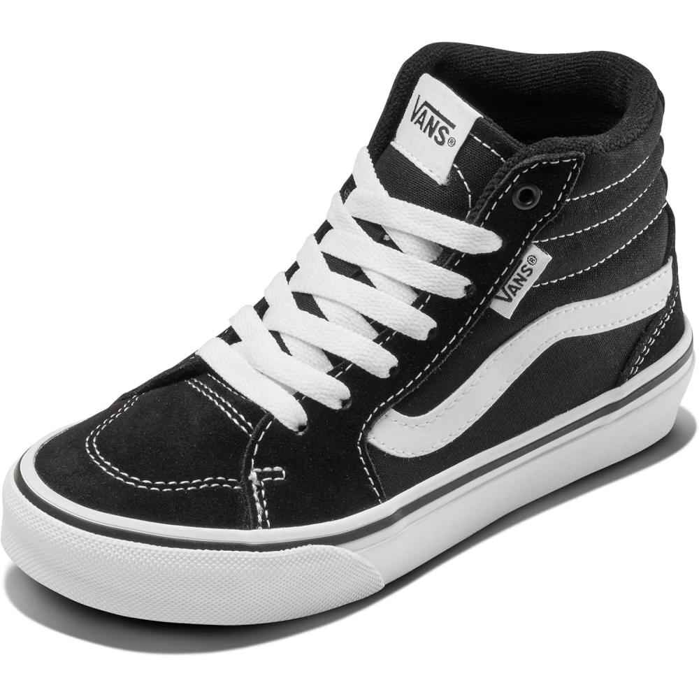 image:imageVans Kids Filmore Hi SneakerBlackWhite