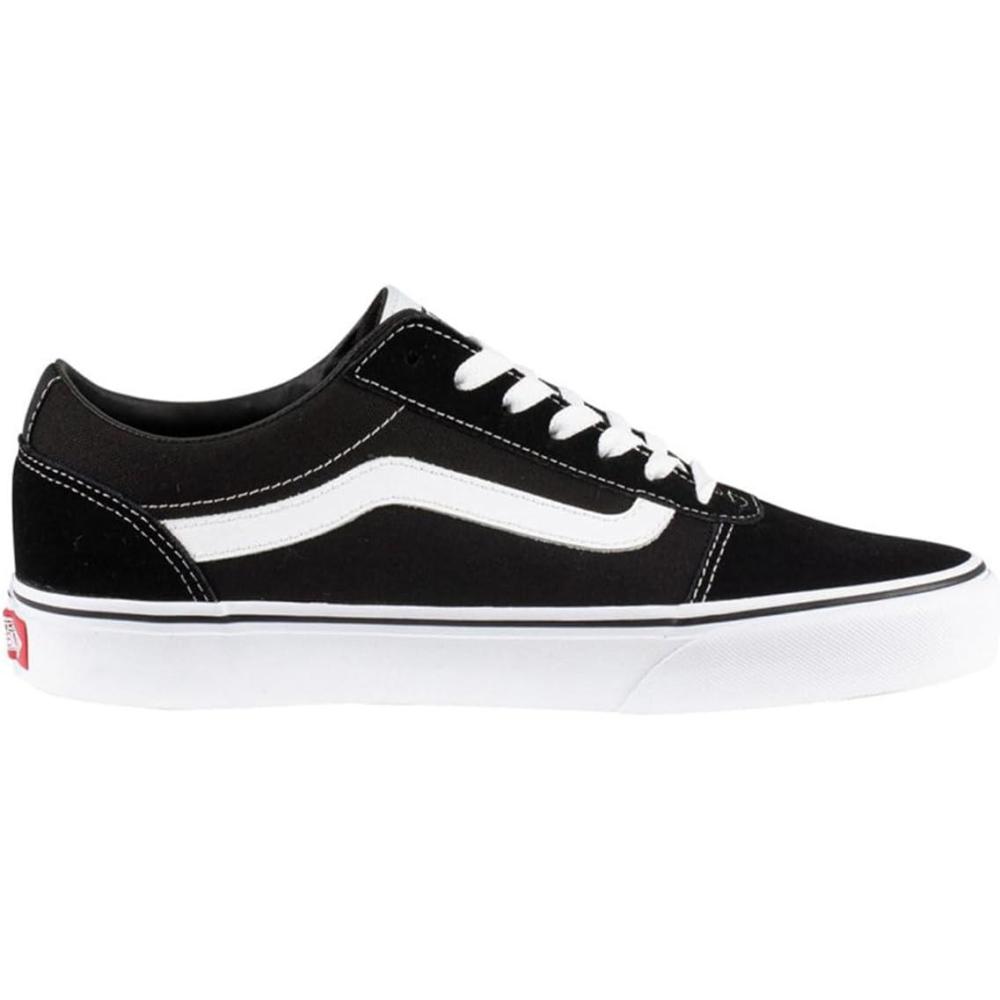 image:imageVans Kids Ward SneakerBlack SuedeCanvas BlackWhite Car