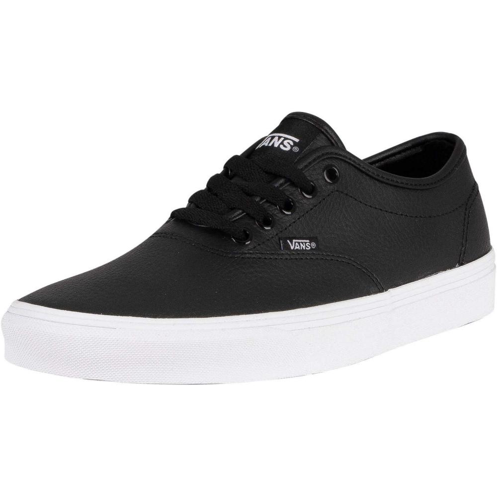 image:imageVans Kids Ward SneakerBlack Tumble Leather Black White