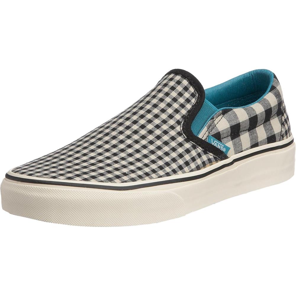 image:imageVans Kids Ward SneakerBlackAntique WhiteEnamel Blue Gingham