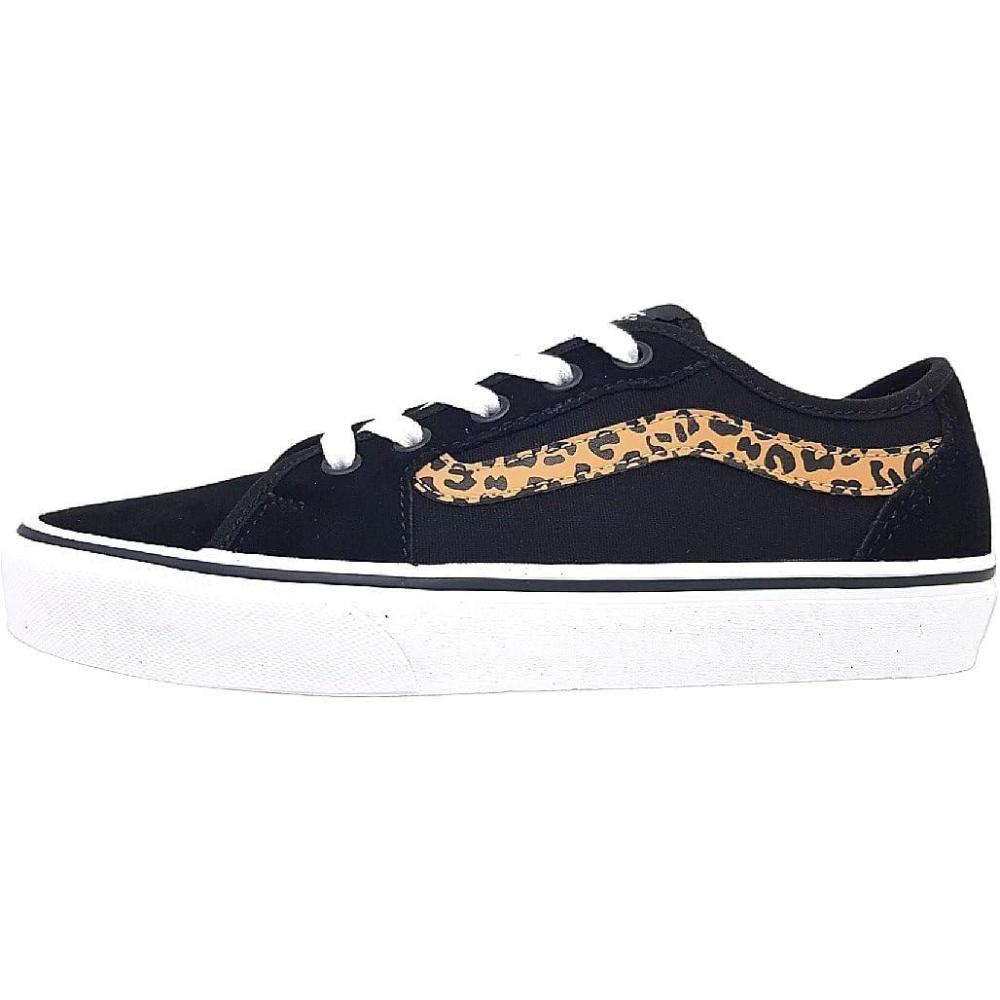 image:imageVans Kids Ward SneakerCheetah Stripe Black White