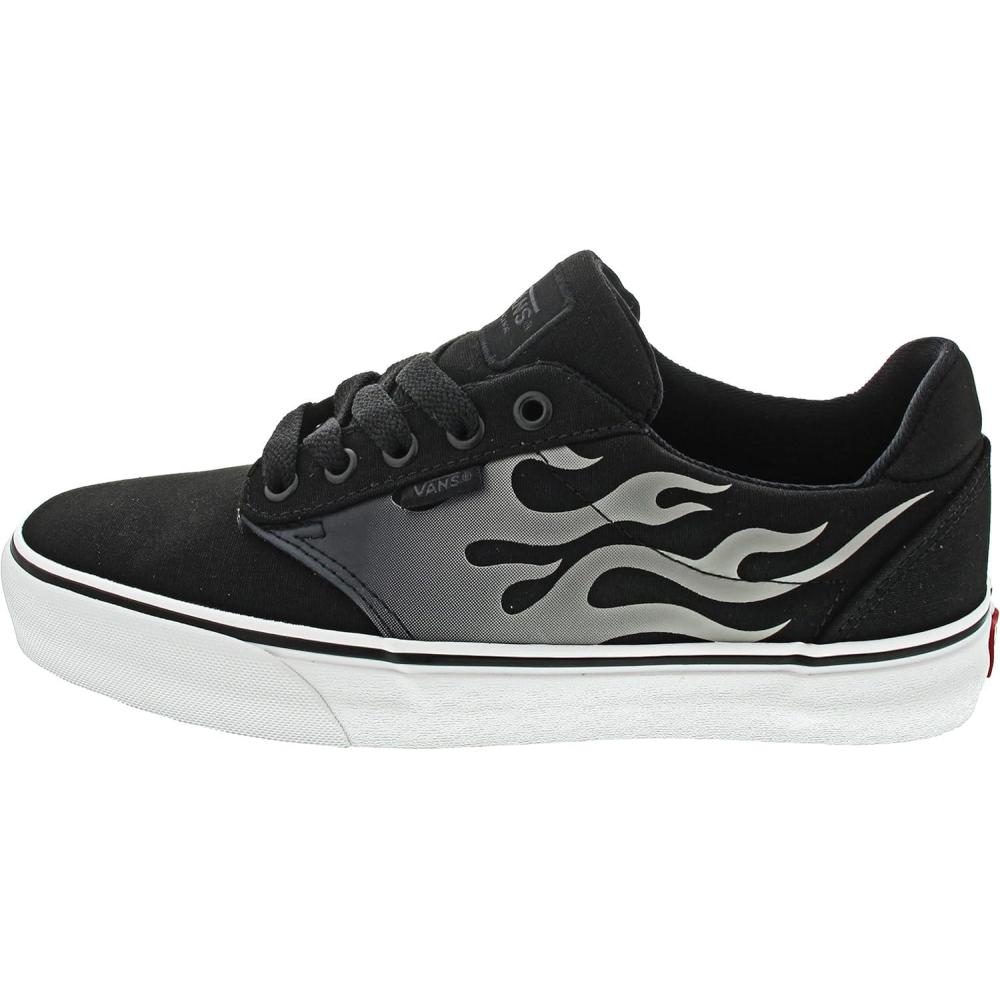 image:imageVans Kids Ward SneakerFaded Flame Black White