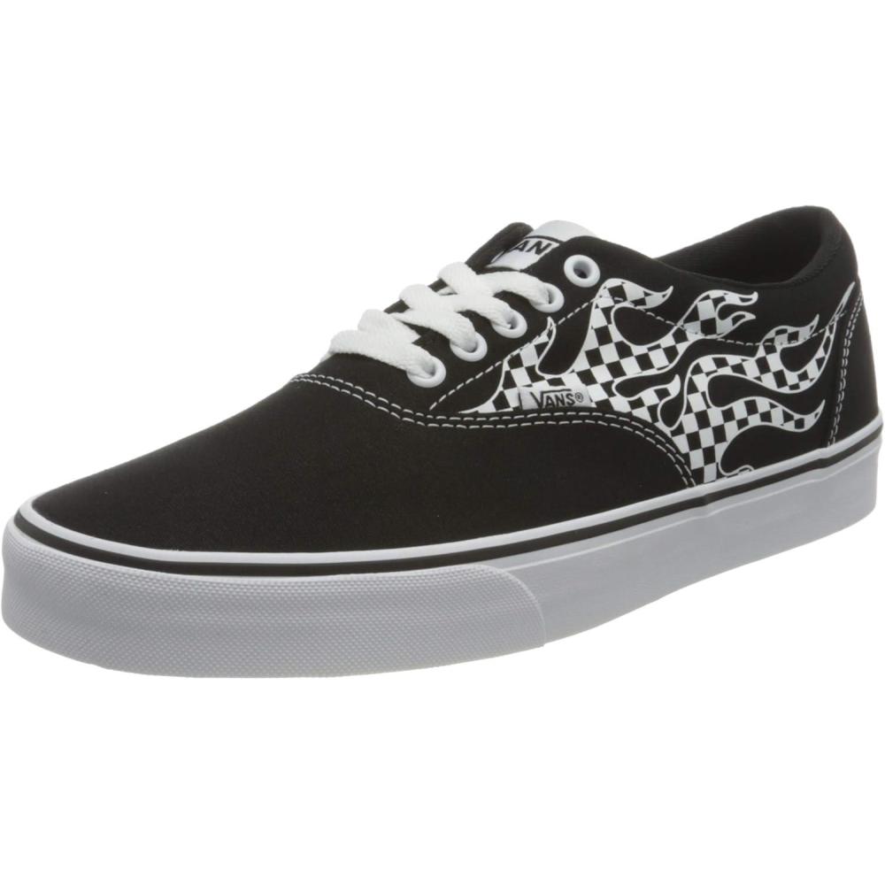 image:imageVans Kids Ward SneakerFlame Check Black White