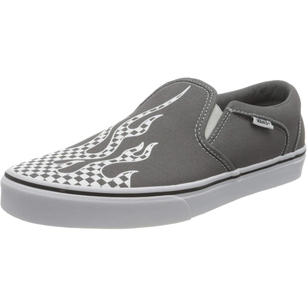 image:imageVans Kids Ward SneakerFlame Check Pewter White