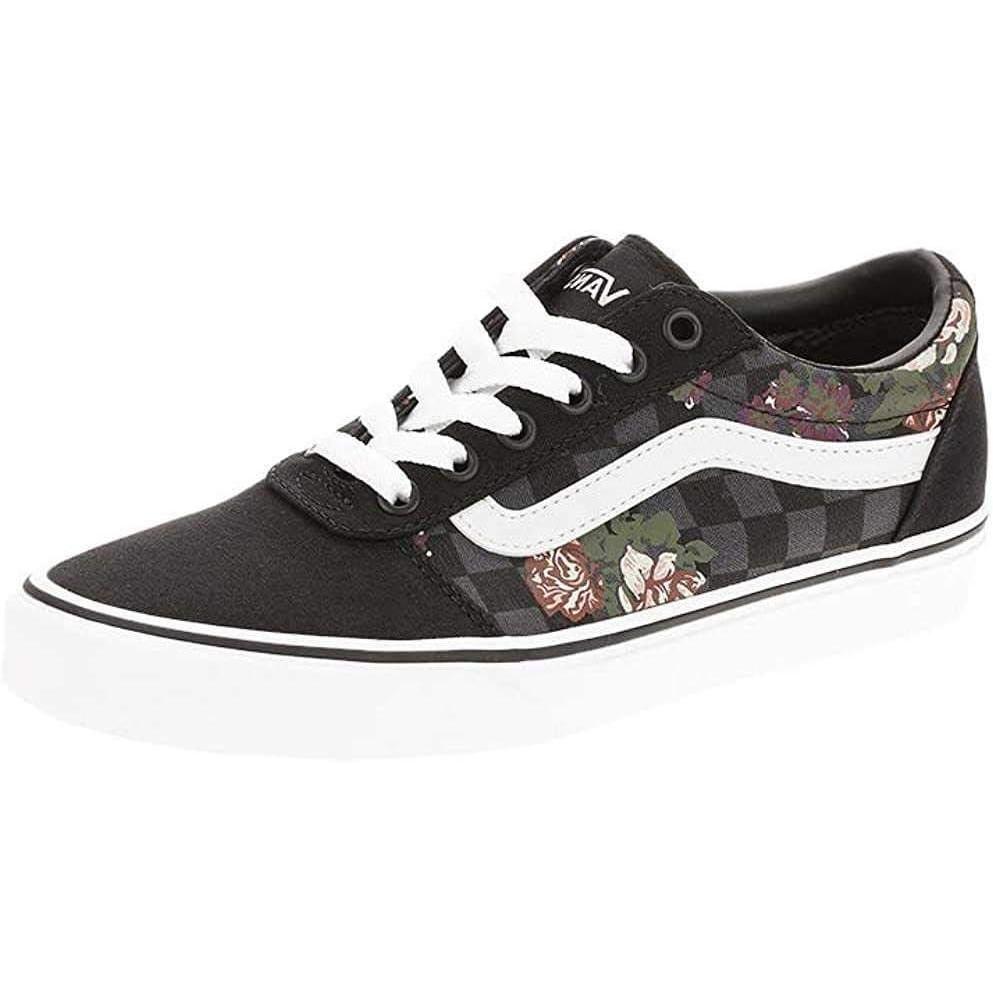 image:imageVans Kids Ward SneakerFlowers Checks Black
