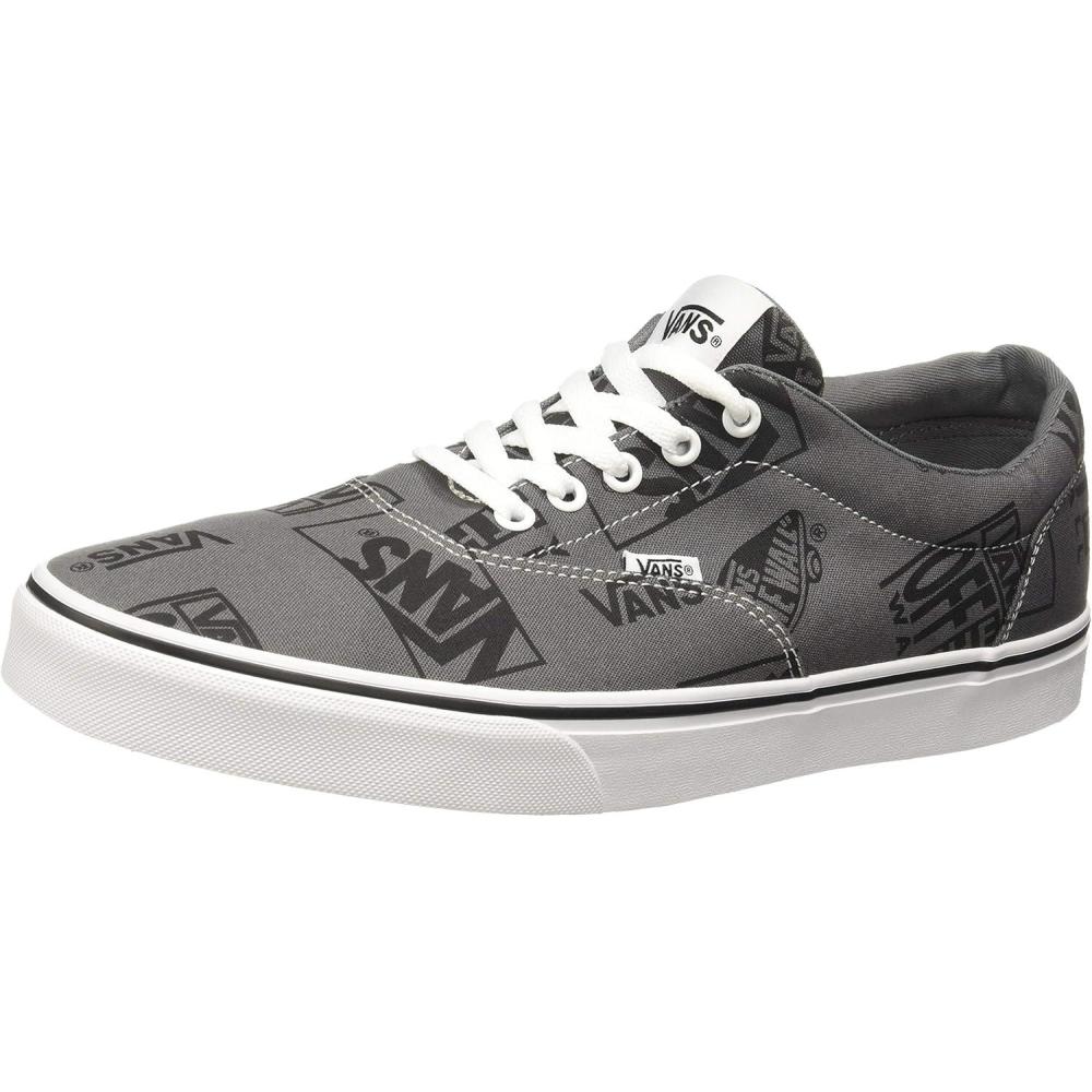 image:imageVans Kids Ward SneakerGrey Logo Mix Pewter Black Vf9