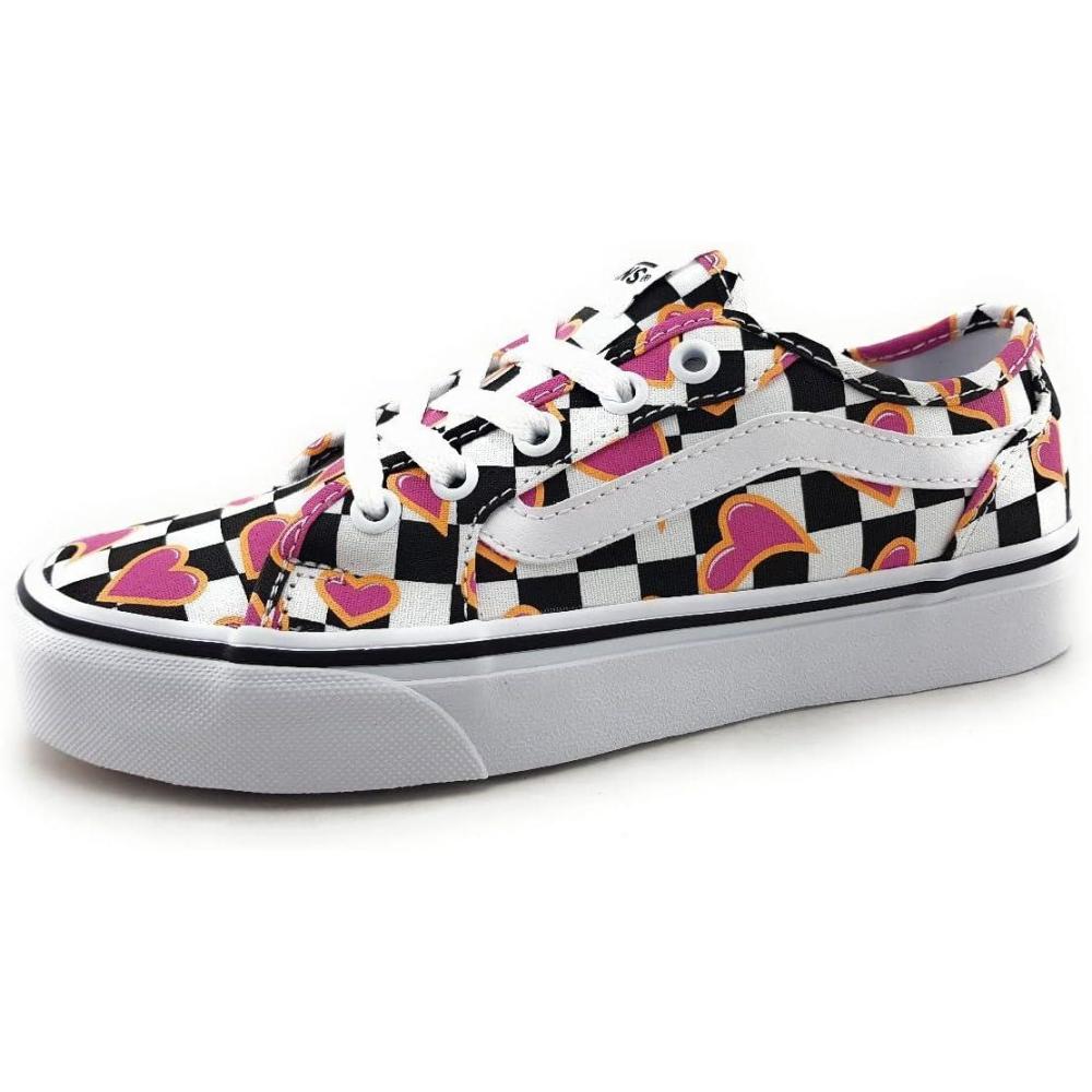 image:imageVans Kids Ward SneakerHearts Checkerboard Multi White