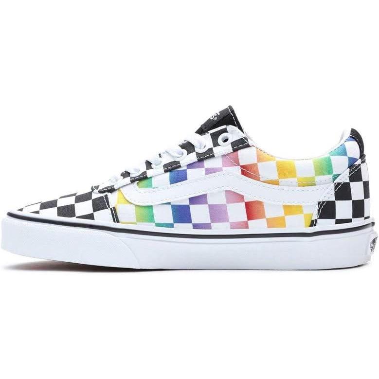 image:imageVans Kids Ward SneakerRainbow Check Black White