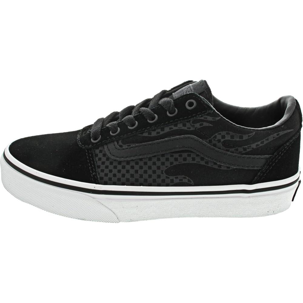 image:imageVans Kids Ward SneakerReflective Flame Black White