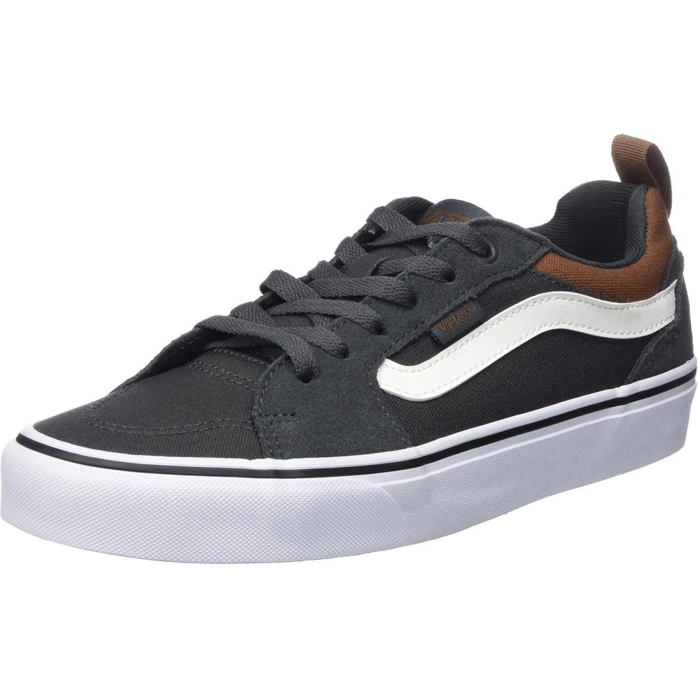 image:imageVans Kids Ward SneakerSuede Canvas Dark Grey White